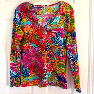 Lilly Pulitzer long sleeve shirt size m